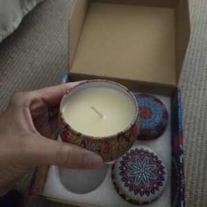 Decorative Scented Candle Set - Multicolor